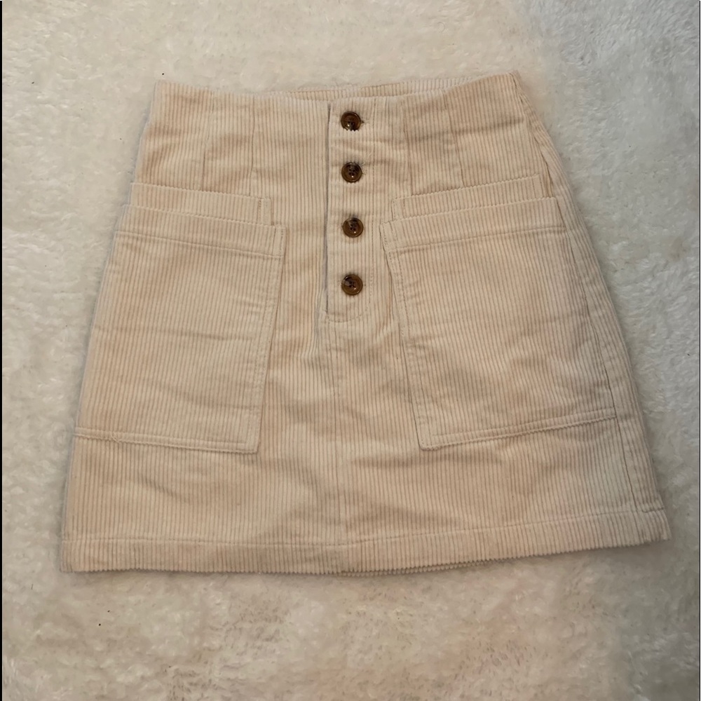 courderoy skirt